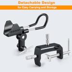 AVCMOTO 1/2 Pack Fishing Rod Holders for Boat, 360 Degree Adjustable Fishing Rod Holder with Enlarge Clamp, Aluminum Alloy, Suitable for Round /Square Tubular Hulls