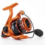 KastKing Lethal Blaze Spinning Fishing Reel, 17.6LBs Max Drag, 5.2:1 Gear Ratio, Ultra-Smooth Freshwater & Inshore Spinning Reel, CNC Aluminum Spool, Ideal for Bass & Trout Fishing