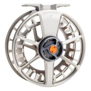 LAMSON | Speedster S-Series -5+ Fly Fishing Reel | All-Water | Super Large Arbor, Fully CNC Machine/Anodized, Rapid Line Pick up | Ember | 4wt 5wt 6wt Size