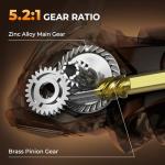 KastKing Lethal Blaze Spinning Fishing Reel, 17.6LBs Max Drag, 5.2:1 Gear Ratio, Ultra-Smooth Freshwater & Inshore Spinning Reel, CNC Aluminum Spool, Ideal for Bass & Trout Fishing