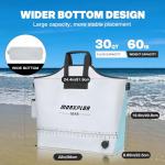 MORXPLOR Fish Bag Tournament Fishing Weigh in Bag 26x23 inches With Airtight Leakproof Zipper,Fish Bags Heavy Duty to Transport Fishes