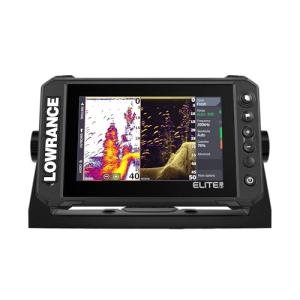 Lowrance Elite FS 7 Fish Finder with Active Imaging 3-in-1 Transducer, Preloaded C-MAP Contour+ Charts