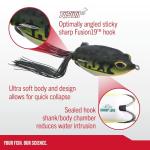 Berkley Swamp Lord Standard Hollow Body Frog Fishing Lure, Bully, 65mm, Soft Body for Improved Hook-Up Ratio, Sealed to Prevent Water Intrusion, Equipped with Sharp Fusion19 Hooks