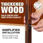 Ghosthorn Fishing Rod Holders for Garage 360 Degree Rotating Fishing Pole Rack, Floor Stand Holds up to 16 Rods Wood Fishing Gear Equipment Storage Organizer, Fishing Gifts for Men