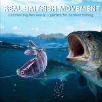 Realistic Multi-Jointed Fishing Lures for Freshwater & Saltwater