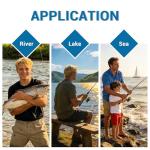 Realistic Multi-Jointed Fishing Lures for Freshwater & Saltwater