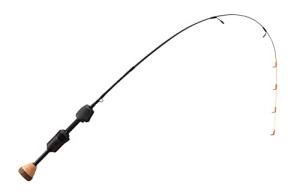 13 FISHING - Tickle Stick Carbon Pro Ice Rod - 25" L (Light) - 100% Carbon Blank w/Skeleton Reel Seat - TSCP-25L, Black