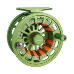 Aventik FLK Fly Fishing Reel Aluminum Trout 3/5, 5/7, 7/9wt Large Arbor Freshwater Fly Reel with Line (Green 5/7 with Line)