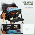 KastKing Bait Boss Water-Resistant Fishing Chest Pack With EVA Zip-Down Workstation, MOLLE Storage, Adjustable Chest Straps