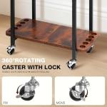 Ghosthorn Fishing Rod Holders for Garage Fishing Pole Holders Fishing Rack Hold up to 10 Rods Fishing rod Storage with Pegboard Hooks Fishing Rod Rack on wheels Fishing Pole Organizer Fishing Gear