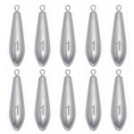 Drop Shot Fishing Weights Sinkers Teardrop Weights Bass Fishing Sinkers for Freshwater Saltwater Fishing Gear 1oz to 8oz