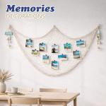 Natural Cotton Fish Net Decor - 3 Pack