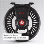 Greys Tail Fly Reel, Size 5/6, Features Cutting Edge Design and Precision Manufacturing, Sealed Carbon Disc Drag System, Includes Reel Pouch