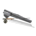 Orvis Clearwater Outfit - Fly Fishing Rod and Reel Combo (8'6" 5-wt) - Balanced, Smooth, and Responsive - Includes Arbor Reel, Fly Line, Backing, 4X Leader & Case