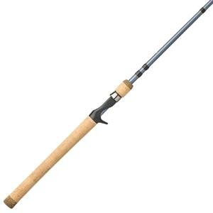 Pflueger 7' President Casting Rod, 2 Piece Fishing Rod, Medium Heavy Rod Power, 10-17 lb Line Rating, Lure Rating 1/4-1 oz