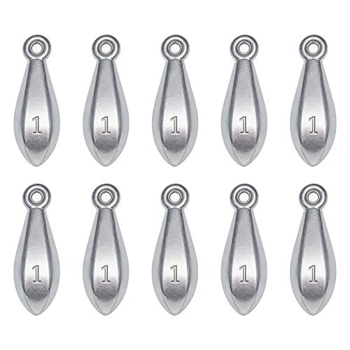 Fishing Weights Sinkers Bank Sinkers Bullet Weights for Surf Fishing Pier Bank Fishing Saltwater Fishing Gear 1oz to 8oz