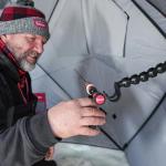 Eskimo® 41942 E-Hub™ Rod Holder, Ice Shelters, Black