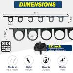 Ceiling Fishing Rod Holder for 6 Rods