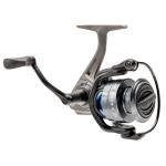 Lew’s American Hero Spinning Fishing Reel, Size 200 Reel, 4+1 Bearings, 6.2:1 Gear Ratio, Graphite Frame, Speed Gears, Speed Lube, Gray/Black/Blue