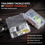 KastKing Brent Chapman Baitcasting Reel and Rod Combo, Tailored Tackle Kits, Pre-spooled Design, IM6 Graphite 2Pc Blanks, 5 + 1 Ball Bearings, Aluminum Oxide Ringed Stainless Steel Guides, EVA Handles