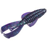 Strike King Rage Bug Fishing Lure, Soft Plastic Craw, Junebug, 4-Inches, 7-Pack