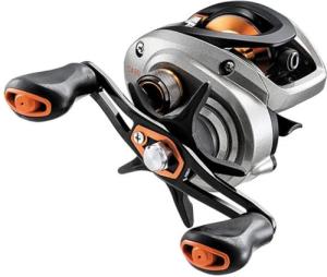 Daiwa CA80XSL Casting Reel, 8.3:1 Gear Ratio, 9BB+1RB Bearings, 15 lb Max Drag, Left Hand, Silver