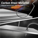 FishTrip 50pcs EWG Fishing Hooks, Bass Fishing Hooks, Offset Worm Hooks, Texas Rig Hooks, Live Bait Hooks, Size 1/0