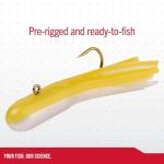 Berkley PowerBait Pre-Rigged Atomic Tubes Fishing Bait, Grasshopper, Irresistible Scent & Flavor, Ready-to-Fish, Ideal for Trout, Panfish Species and More