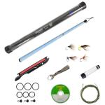 Aventik FreshStart Tenkara Fly Fishing Rod Combo(Blue,2.4M/8FT)