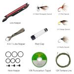 Aventik FreshStart Tenkara Fly Fishing Rod Combo(Blue,2.4M/8FT)