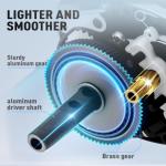 DOVIELLO HICC50 Compact Baitcaster Fishing Reels - 4.7oz Ultra Smooth Fishing Reel with Magnetic Brake, 8.1:1 Speed Ratio and 10+1 Bearing Reels Equipped for Saltwater Outdoor - Right Hand