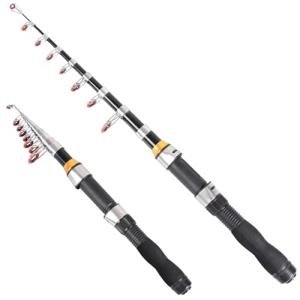 Telescopic Rod, Collapsible Extendable for Saltwater & Freshwater, Lightweight and Compact Design, 6.2 Feet