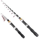 Telescopic Rod, Collapsible Extendable for Saltwater & Freshwater, Lightweight and Compact Design, 6.2 Feet