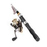 Telescopic Rod, Collapsible Extendable for Saltwater & Freshwater, Lightweight and Compact Design, 6.2 Feet