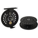 Aventik CM Graphite Fly Reel Click Drag System Classic IV Graphite Large Arbor Sizes 3/5, 5/7 Fly Fishing Reels (5/7)