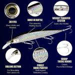 LUCKY CRAFT Surf Pointer 115MR Saltwater Fishing Lures for Halibut and Stripped Bass, Long Casting Jerkbait, Sinking Surf Fishing Gear, Fish Accessories for Tackle Box, 765 MS Anchovy