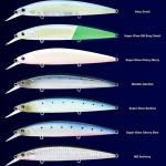 LUCKY CRAFT Surf Pointer 115MR Saltwater Fishing Lures for Halibut and Stripped Bass, Long Casting Jerkbait, Sinking Surf Fishing Gear, Fish Accessories for Tackle Box, 765 MS Anchovy