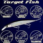 LUCKY CRAFT Surf Pointer 115MR Saltwater Fishing Lures for Halibut and Stripped Bass, Long Casting Jerkbait, Sinking Surf Fishing Gear, Fish Accessories for Tackle Box, 765 MS Anchovy