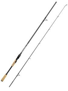 Jenseits 7'0" Spinning Fishing Rod – 2-Piece Carbon Fiber, Medium Heavy Power Extra Fast Action, 3A Cork Handle, Ceramic Guides – Precision Rod for Bass & Salmon Fishing