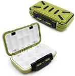 LESOVI Fishing Lure Boxes, Waterproof Portable Tackle Box Organizer With Storing Tackle Set Plastic Storage - Mini Utility Lures Fishing Box, Small Organizer Box