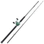 Sougayilang Catfish Baitcast Reel and Fishing Rod Combo, Conventional Fishing Wheel & 2pcs Catfish Casting Rod,Comfortable EVA Non-Slip Grips,Aluminum Reel Seat for Big Saltwater Game
