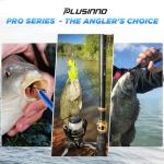 PLUSINNO Fishing Backpack with Fishing Rod and Reel Combos Tackle Boxes, Waterproof Tackle Backpack for Fishing Gear with Rod Holder, Fishing Gifts for Men with Fishing Tool Kit...