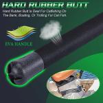 Sougayilang Catfish Baitcast Reel and Fishing Rod Combo, Conventional Fishing Wheel & 2pcs Catfish Casting Rod,Comfortable EVA Non-Slip Grips,Aluminum Reel Seat for Big Saltwater Game