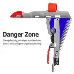 LBW Automatic Spring Fishing Rod Holder for Ground Bank Fishing Pole Holder Hook Setter Adjustable High Sensitivity Stainless Steel Fishing Rod Stand 2 Pack