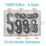 150pcs Saltwater Circle Hooks with Carry Case