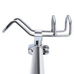 YANYUCB Fishing Rod Holder,316 Stainless Steel Adjustable Boat Rod Holders,360°Rotatable Rail Mount Rod Holder Fits 1" Rail,Heavy-Duty Rod Holder for Fishing Boats,Yachts(2-Pack)