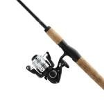 Shakespeare Cirrus 6'6" Spinning Fishing Rod and Reel Combo, 2-Piece Graphite Rod Blank, Size 30 Spinning Reel, Pre-Spooled with Monofilament Fishing Line