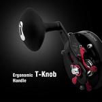 Fiblink Conventional Boat Fishing Reel, Aluminum Alloy Trolling Reel, Max of 44lb, Forged and Machined Aluminum Spool (Right Hand)