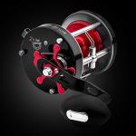 Fiblink Conventional Boat Fishing Reel, Aluminum Alloy Trolling Reel, Max of 44lb, Forged and Machined Aluminum Spool (Right Hand)