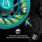 Maxcatch Sparta Fly Reel Fully Sealed Lightweight Expert Fly Fishing Reel(3/5wt, 5/7wt, 7/9wt, 8/10wt) (Ice Blue, 8/10wt)